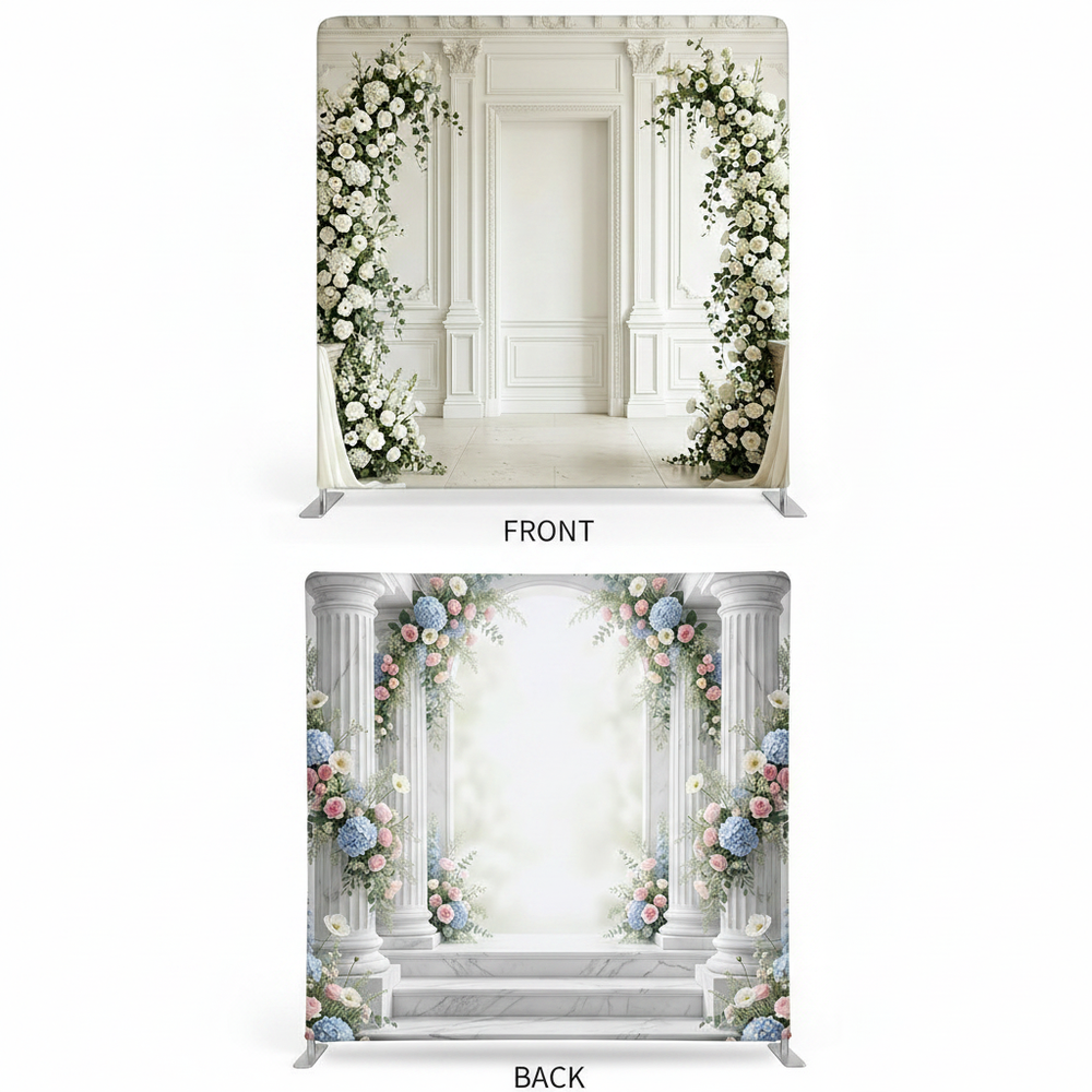 Ivory Ethereal Double-Sided Pillowcover Backdrop