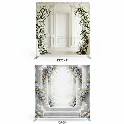Ivory Ethereal Double-Sided Pillowcover Backdrop - Cover