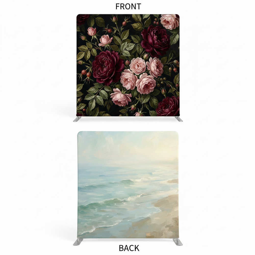 Midnight Painted Double-Sided Pillowcover Backdrop