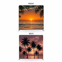 Island Twilight Double-Sided Pillowcover Backdrop - Cover