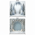 Everlasting Silver Double-Sided Pillowcover Backdrop