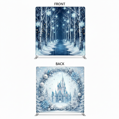 Midnight Frosted Double-Sided Pillowcover Backdrop - Cover