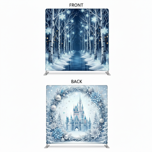 Midnight Frosted Double-Sided Pillowcover Backdrop - Cover