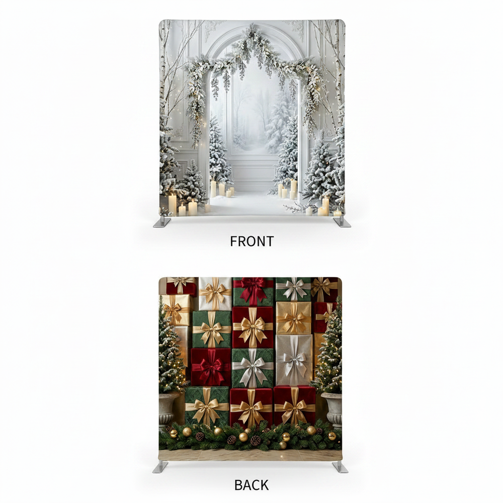 Winter Midnight Double-Sided Pillowcover Backdrop