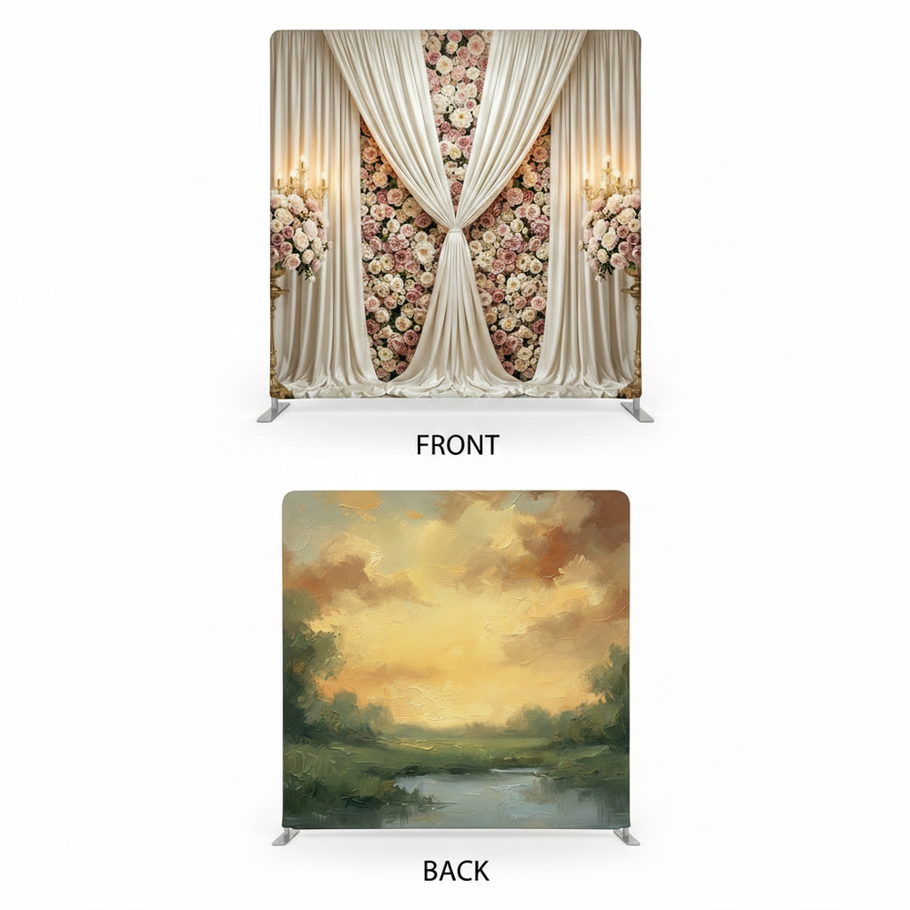 Silk Amber Double-Sided Pillowcover Backdrop