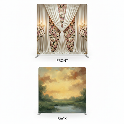Silk Amber Double-Sided Pillowcover Backdrop - Cover