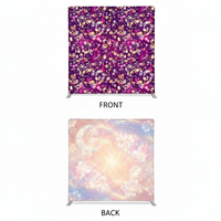 Cosmic Bloom Serene Double-Sided Pillowcover Backdrop - Cover
