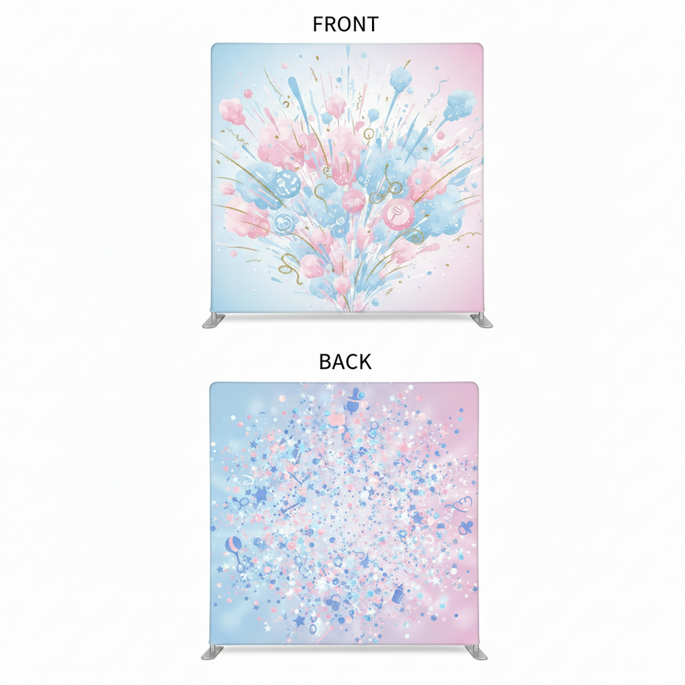 Dreamy Whispers Double-Sided Pillowcover Backdrop