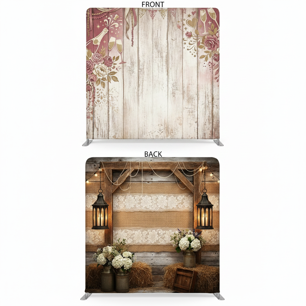 Timeless Elegance Double-Sided Pillowcover Backdrop