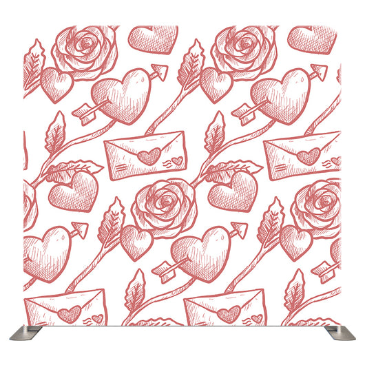 Floral 004 Pillow Cover Backdrop