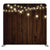 Wood and lights themed Pillow Cover Backdrop from True Backdrops, featuring a rustic wooden surface with soft glowing lights.