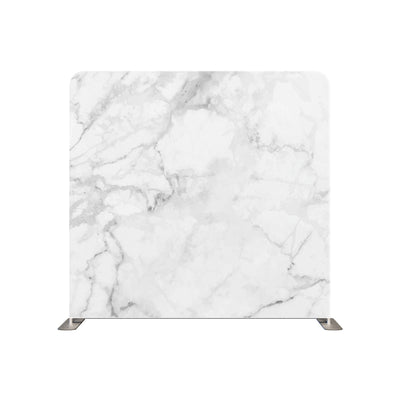 White and grey marble pillow cover backdrop with realistic marble pattern, ideal for photography or interior decor.