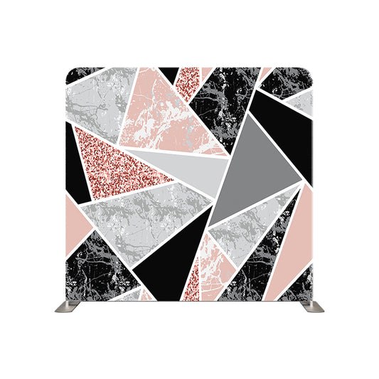 3D Marble Geometric Pillow Cover Backdrop