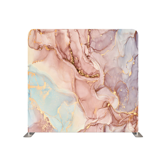 Golden Marble Flow Pillow Cover Backdrop