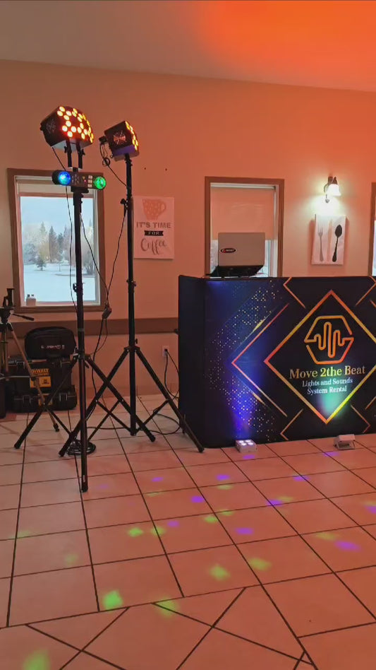 Square DJ table Facade Booth