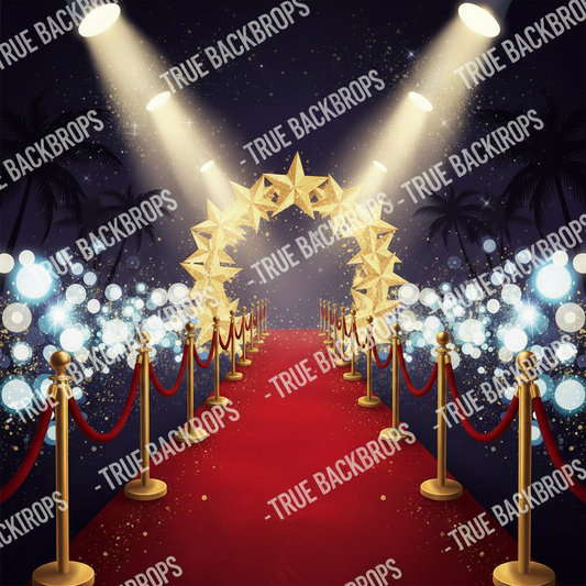 Starry Night Premiere digital backdrop by True Backdrops featuring a vibrant starry sky design for creative projects.