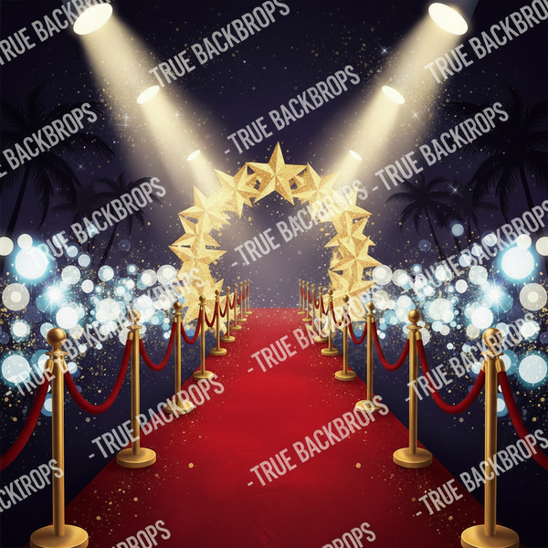 Starry Night Premiere digital backdrop by True Backdrops featuring a vibrant starry sky design for creative projects.