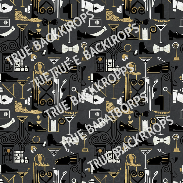 Gilded Manhattan Dusk digital backdrop by True Backdrops showing a sunset cityscape with golden tones and skyline silhouettes