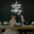 Light Your Way Welcome To Our Wedding V2 neon sign with illuminated cursive text, perfect for wedding decor and celebrations.